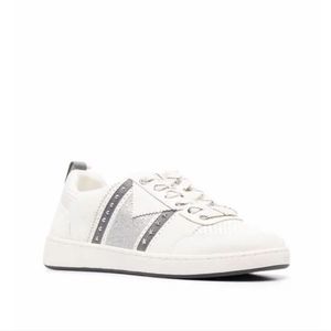 Maje Furious Glitter Studded Low-Top Sneakers Size 41